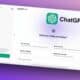 A screenshot of a hypothetical ChatGPT interface with the logo and the prompt "How can I help you today?" alongside example tasks such as idea generation, explaining concepts, and writing an email. There are options to sign up or log in at the bottom left corner.