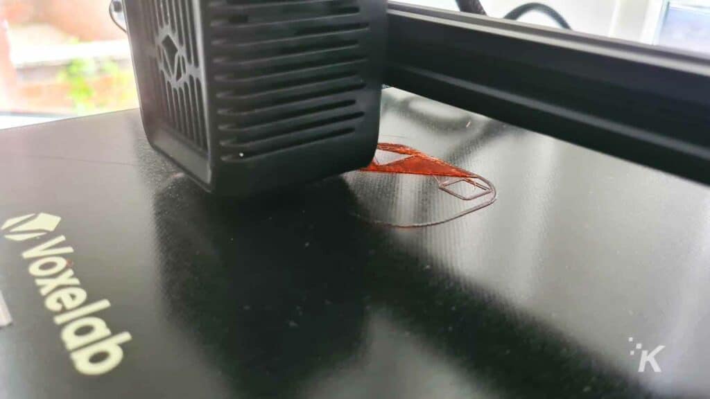3d printer on table