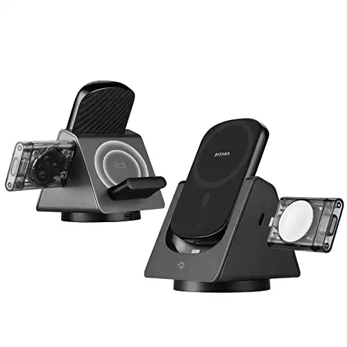 PITAKA 3 in 1 MagSafe Charging Station