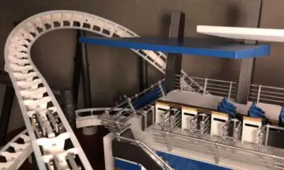 3d printed roller coaster