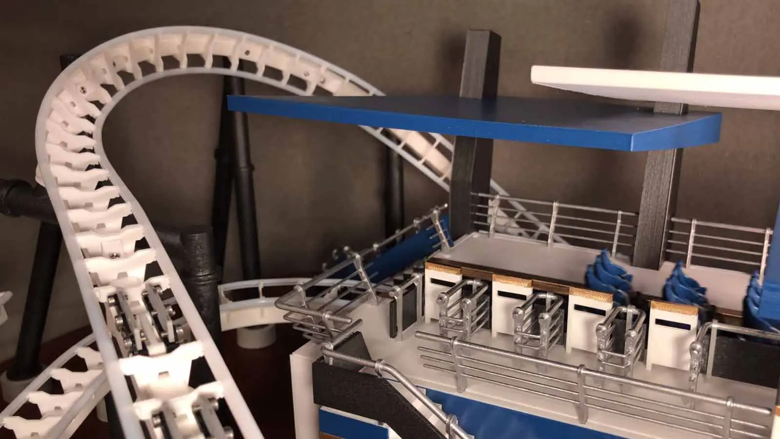 3d printed roller coaster