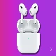 airpods pro 2 on a purple background