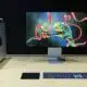 apple pro display xdr on desk with mac pro