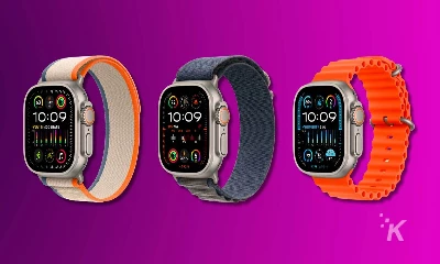 apple watch ultra series 2 on a purple background