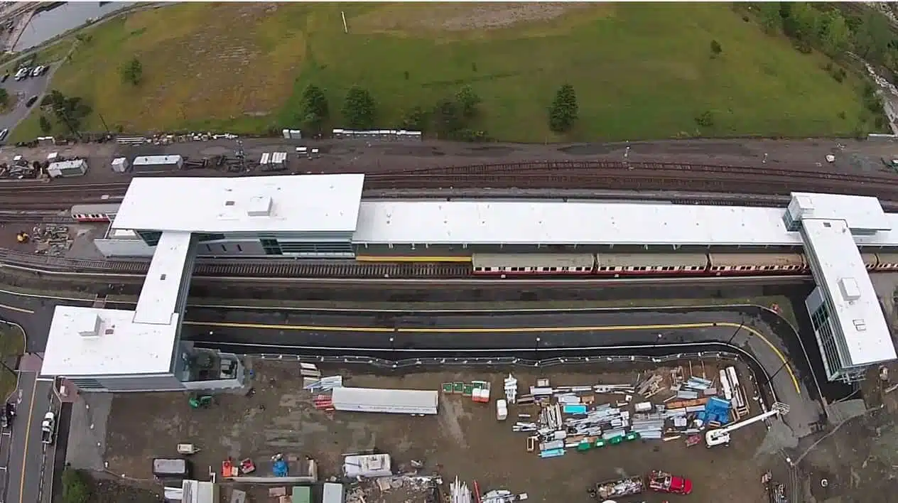 arial view of assembly row somerville ma