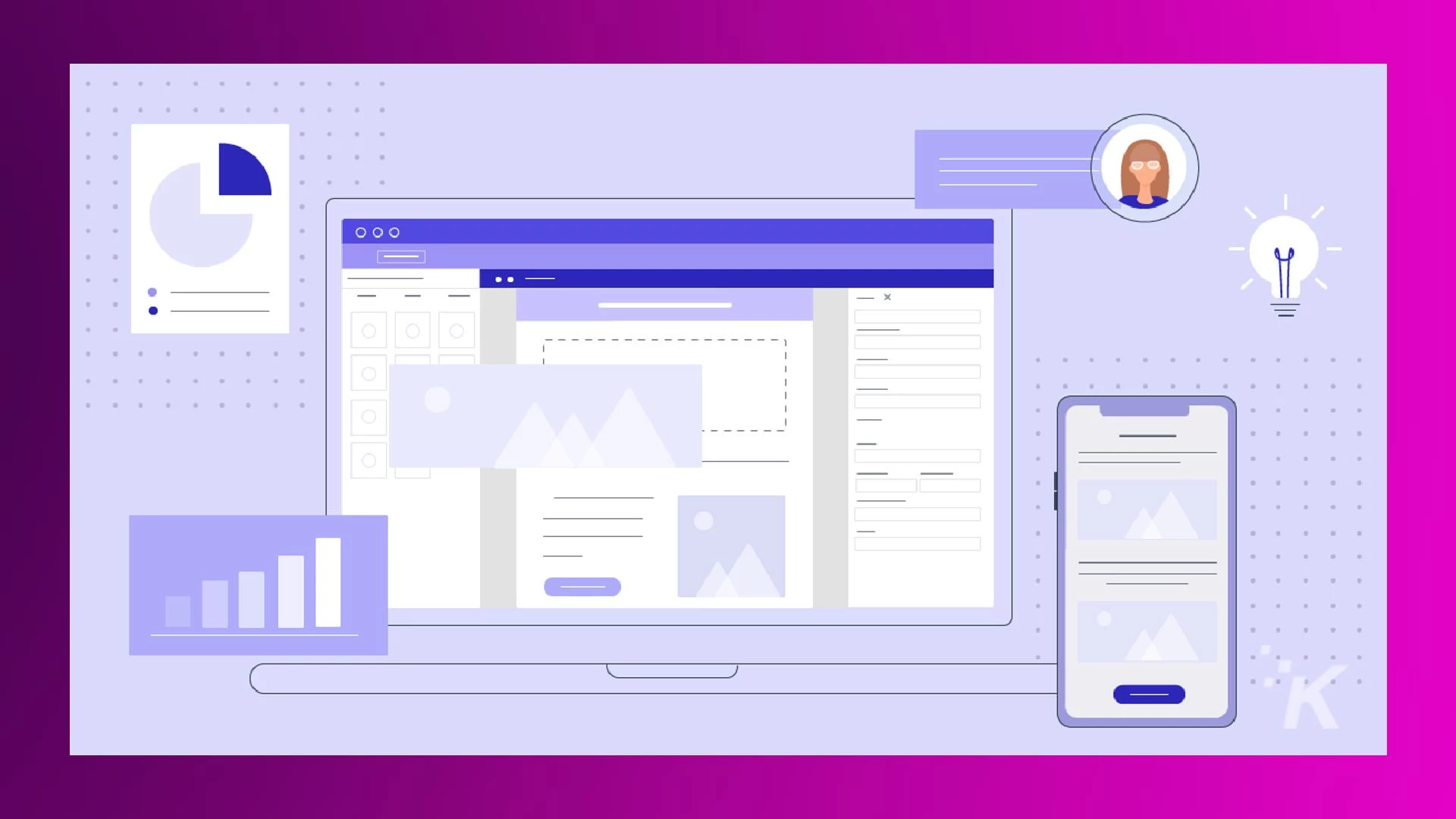 best ai website builders illustration