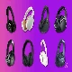 eight of the best active noise canceling headphones on amazon on a purple background