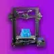 creality 3d printer on purple background