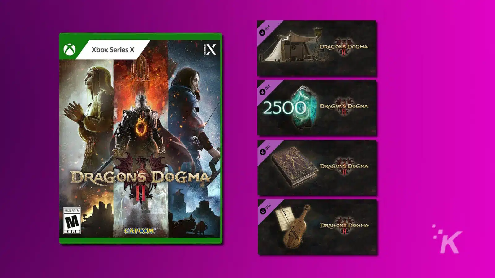dragons dogma 2 xbox series x game with dlc
