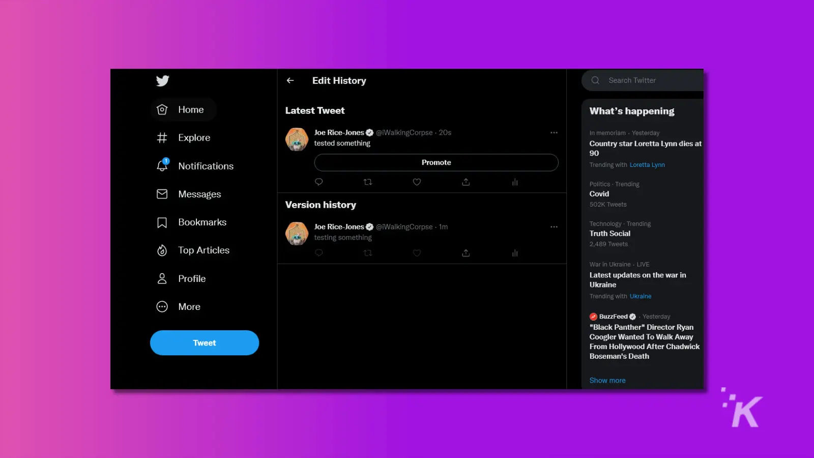 screenshot of editing a tweet