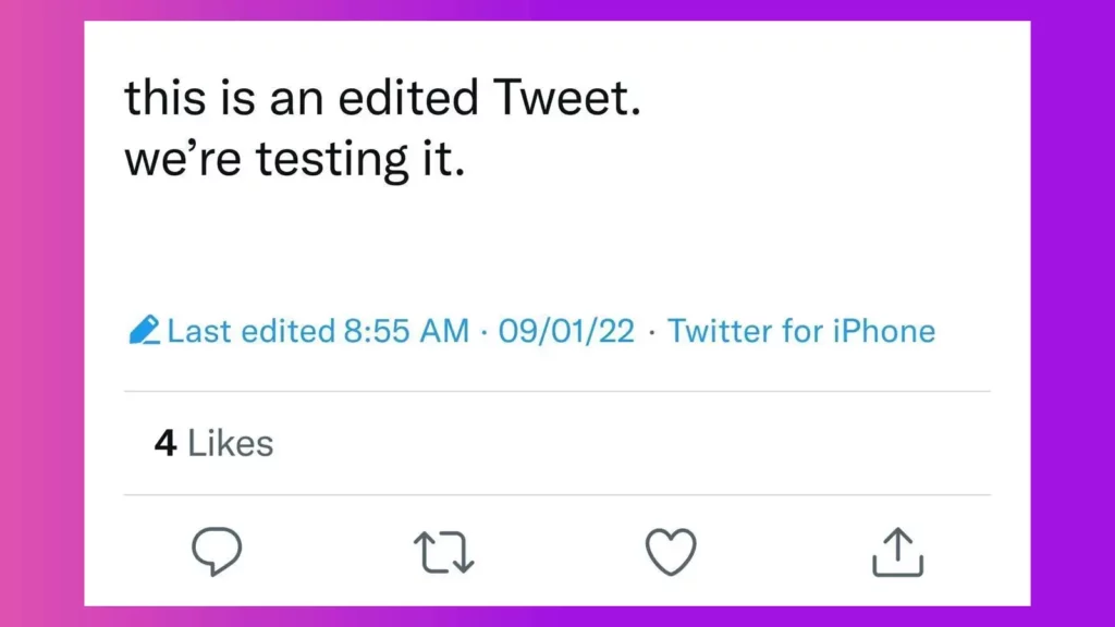 edited tweet example