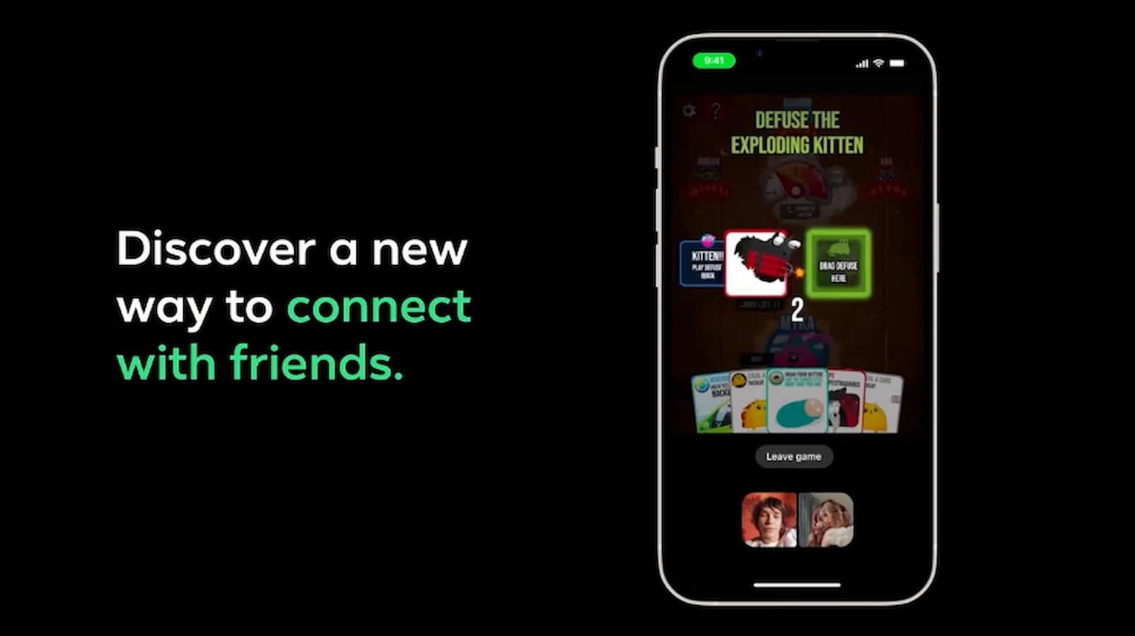 The graphical user interface interacts with the application.