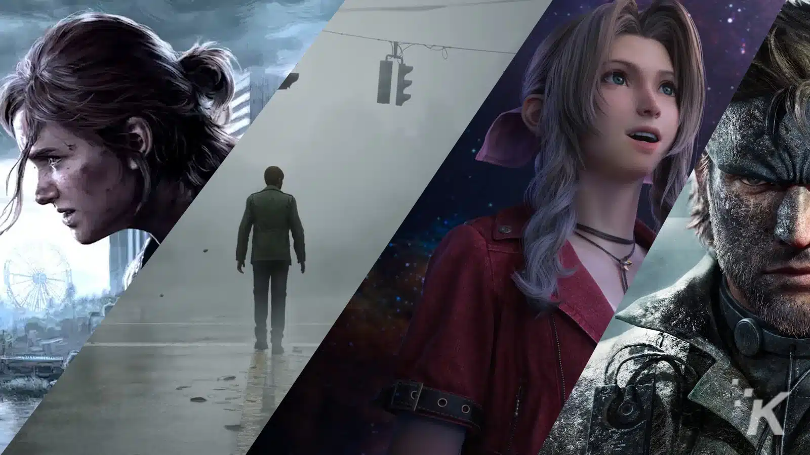 game remakes 2024 showing the last of us part 2, silent hill 2, final fantasy 7, mgs