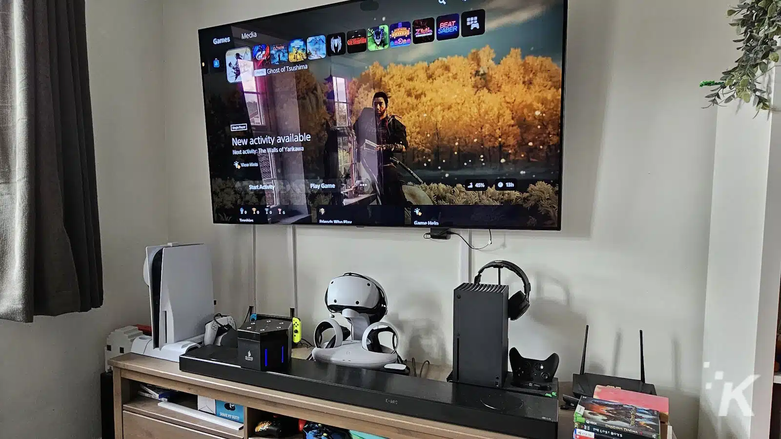 GameScent next to PS5 and other consoles