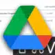 google drive logo and blurred background