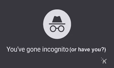 google incognito screen
