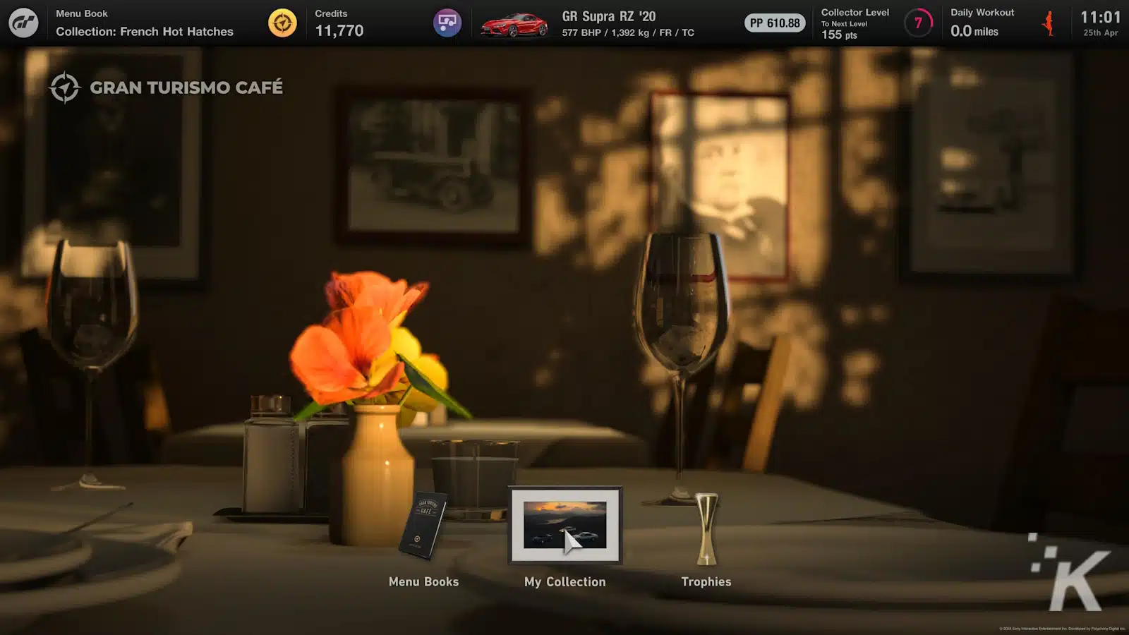 gran turismo 7 cafe