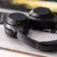 ANC headphones on top of a laptop keyboard
