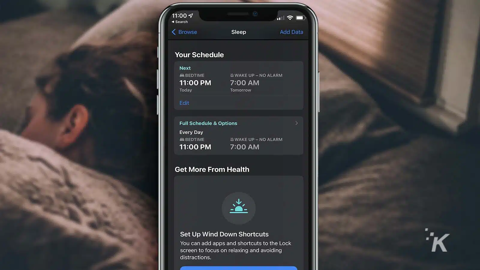 ios sleep focus screen