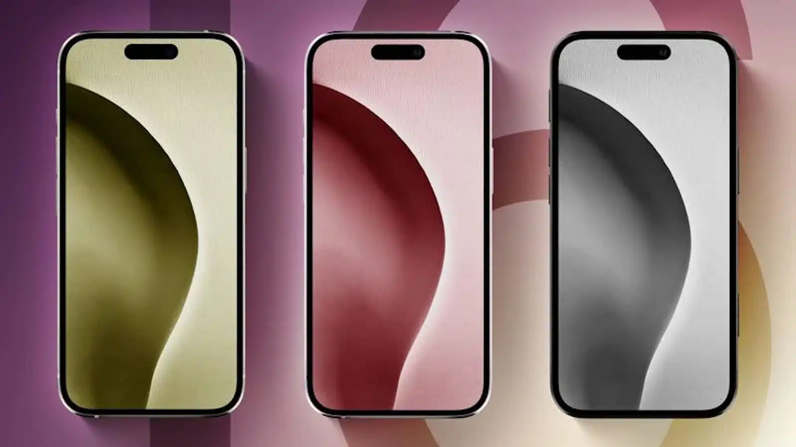 iPhone 16 Mockups showcasing the front
