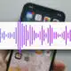 ai generated voice icon with iphone
