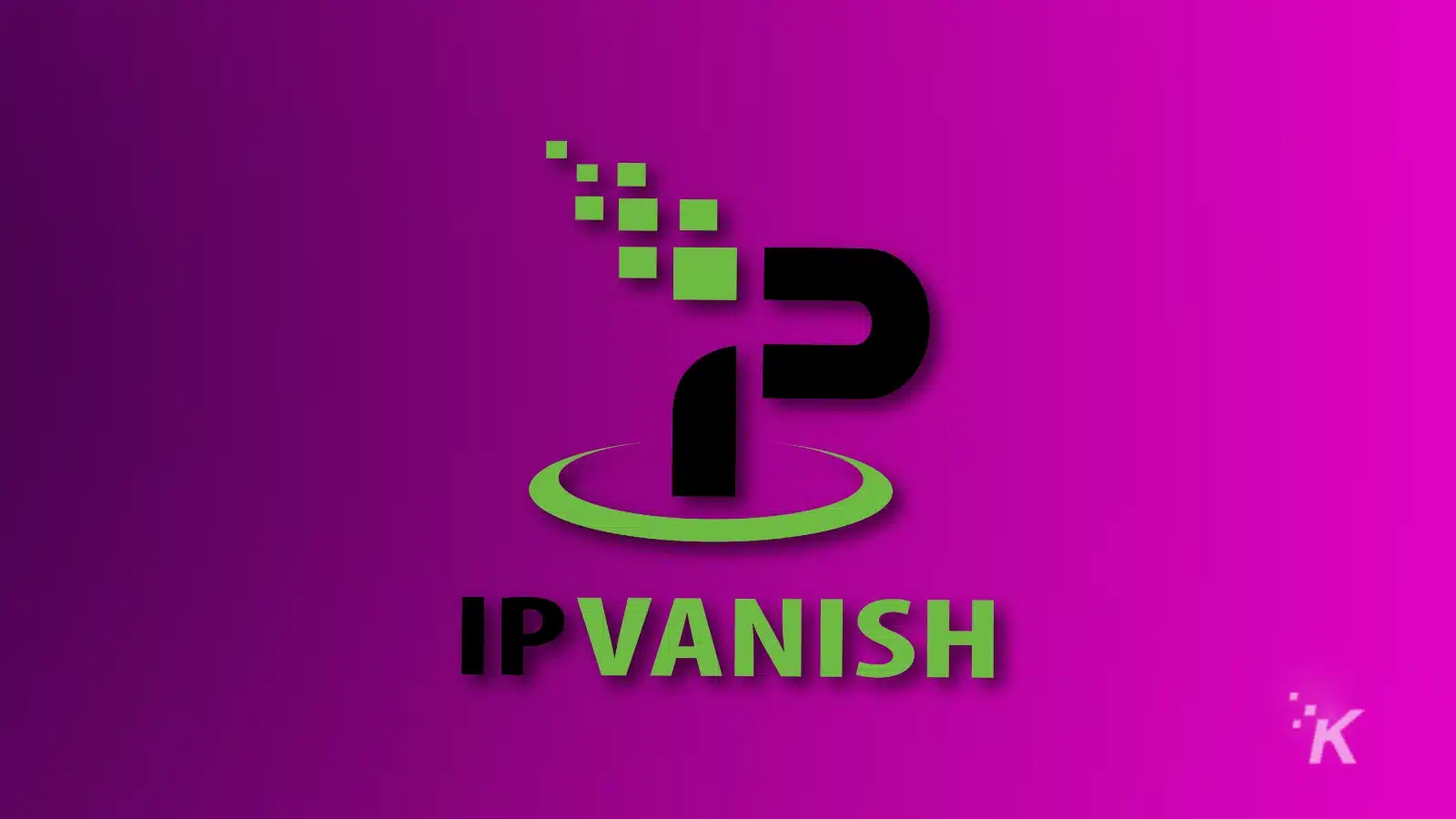 IPVanish VPN logo on purple background.