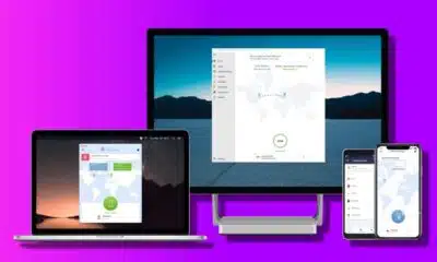 keepsolid private browswer vpn on a purple background