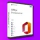 microsoft office professional box on purple background