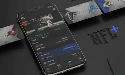nfl plus logo on smartphone