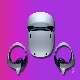 sony ps vr 2 headset on a purple background