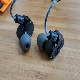 revonext qt3 earbuds with cables installed