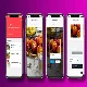 rosetta stone screenshots on a purple background