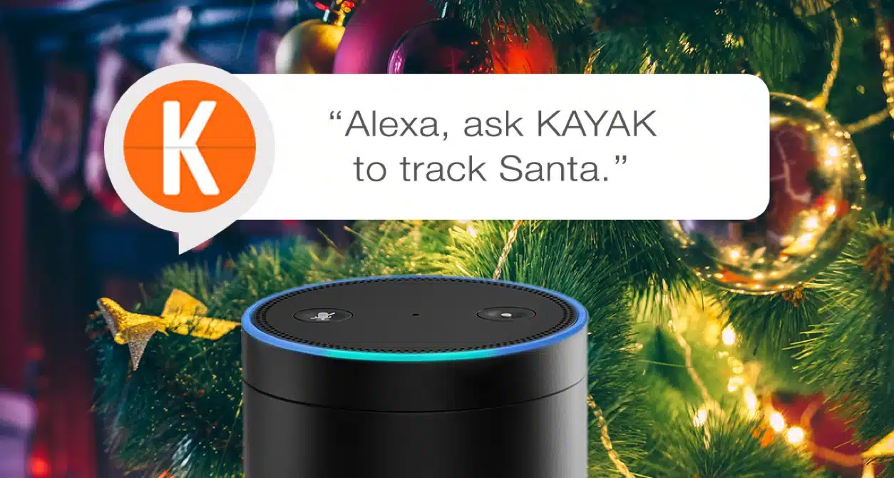 Alexa Kayak Track Santa