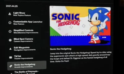 sonic the hedgehog tesla
