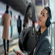sony wh-1000xm5 headphones on blurred background