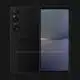 Black Sony smartphone with triple cameras.