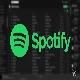 spotify logo blurred background