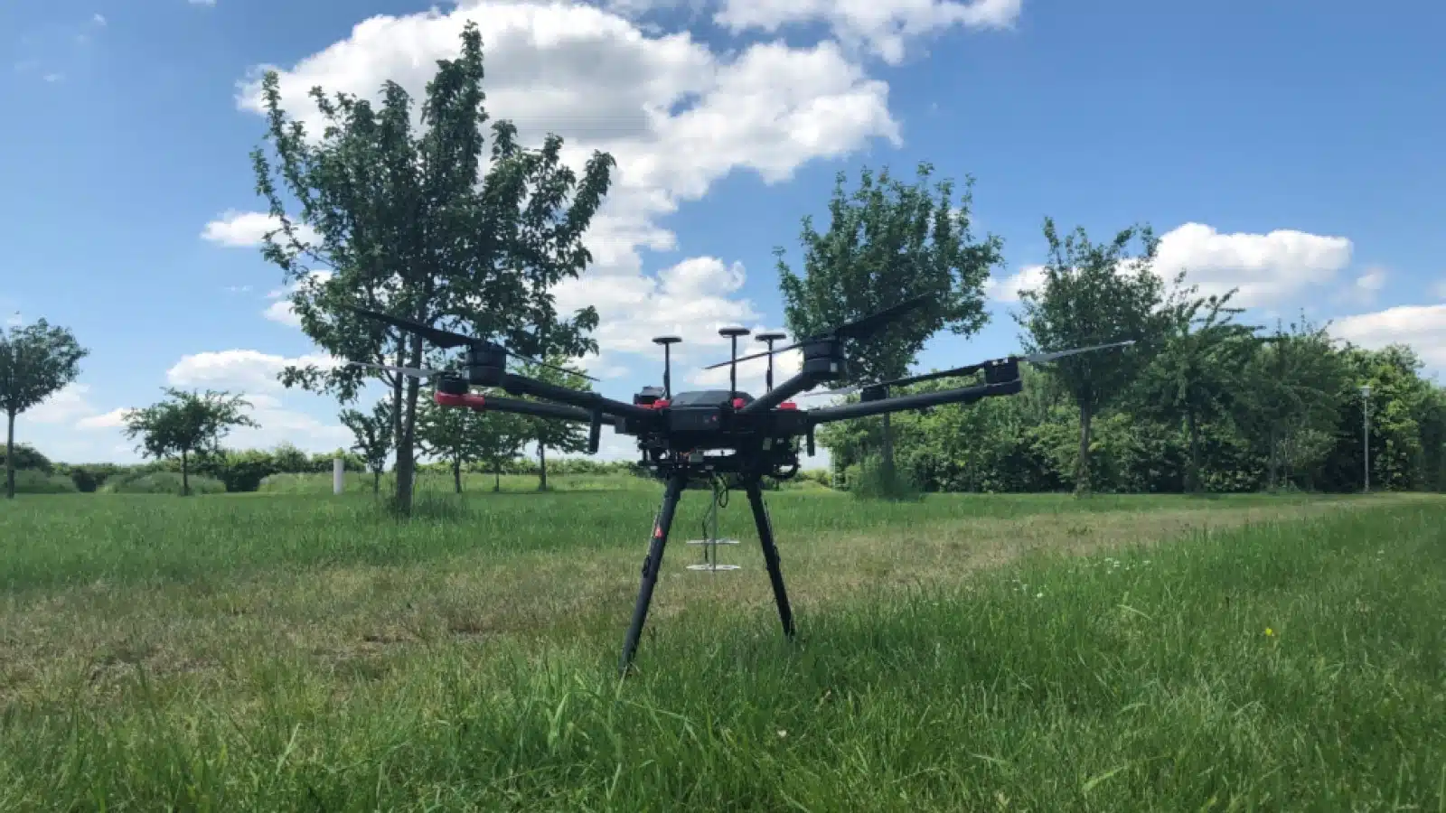 drone fitted with scream-finding equipment