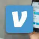 venmo app on blurred background