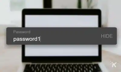password1 shown in a password entry field
