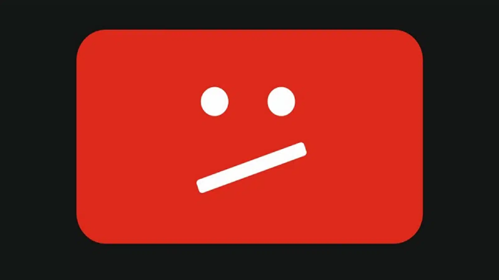 youtube frown face logo